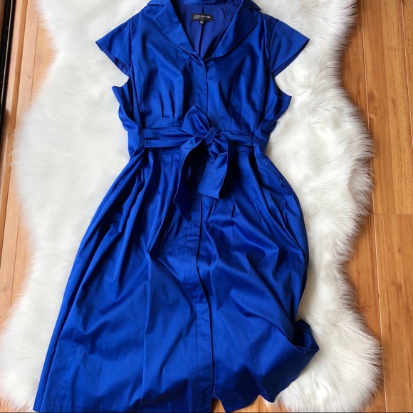 Jones New York Dresses & Skirts - Jones New York Shirt Dress in Royal Blue